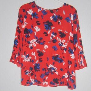 Banana Republic floral top - Size Large